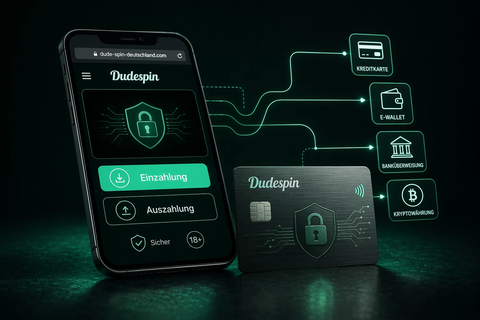 Ein- und Auszahlungen auf dem Smartphone