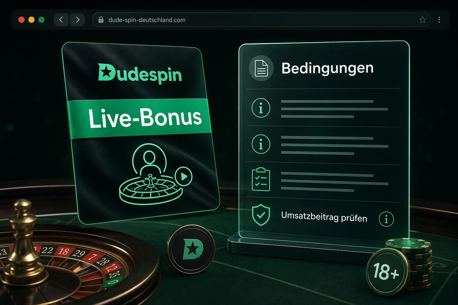 Bonusangebote und Bedingungen für Live Casino Spiele