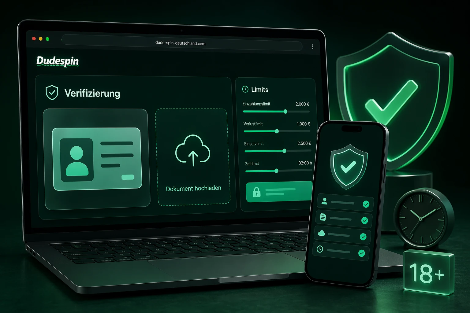 Sicherheit, Verifizierung (KYC) und verantwortungsvolles Spielen