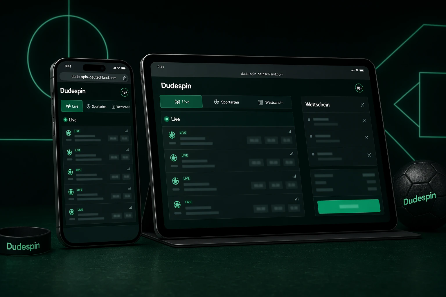 Dudespin Betting auf mobilen Geräten